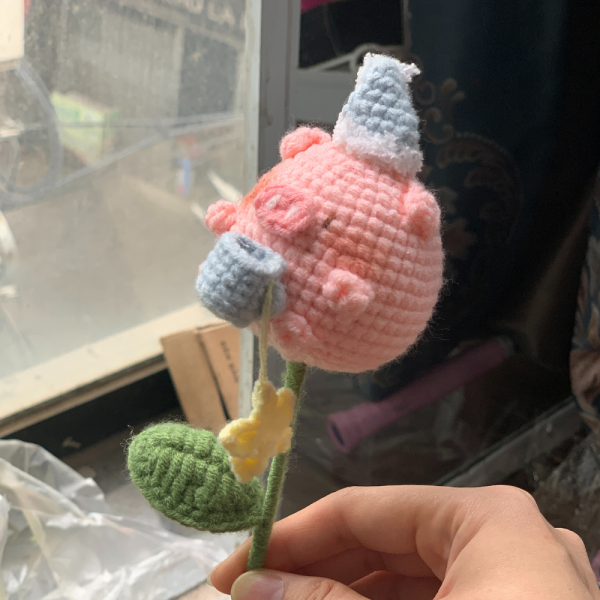 Heo len mộng mơ - Sạp len tháng năm, bằng len handmade, quà tặng ý nghĩa - Hình ảnh 3
